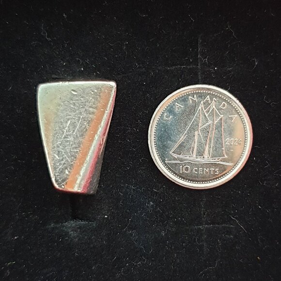 Bold Vintage Unique Sculptural Modernist Solid 925 Silver Statement Ring - Picture 6 of 12